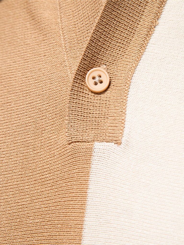 Retro Streifen Polo – Stilvolles Design für jeden Anlass