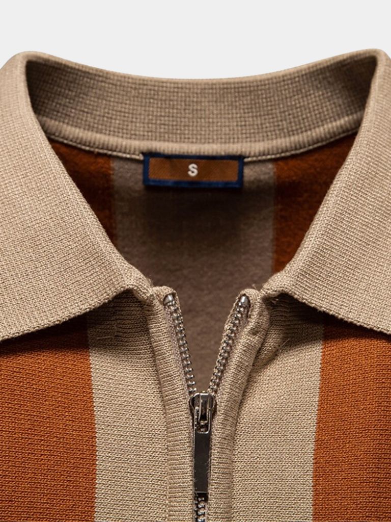Navy Streifen Polo – Stilvolle Herrenmode für jeden Anlass