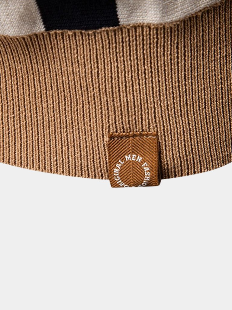 Retro Streifen Polo – Stilvolles Design für jeden Anlass