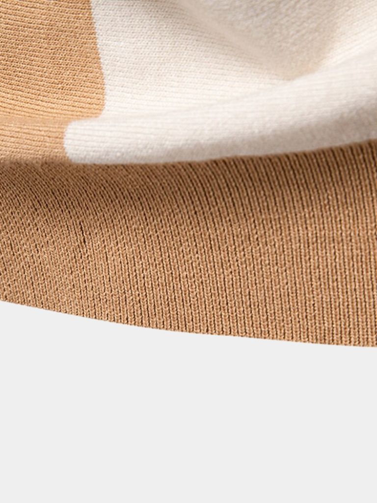 Retro Streifen Polo – Stilvolles Design für jeden Anlass