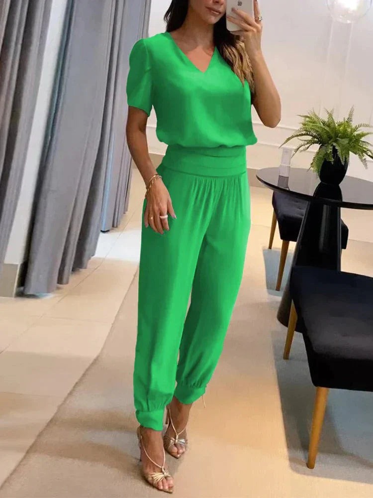 Ismeria Damen Set – Elegante Kombination in 11 Farben