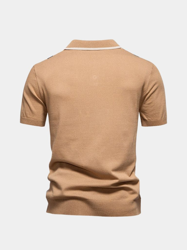 Retro Streifen Polo – Stilvolles Design für jeden Anlass
