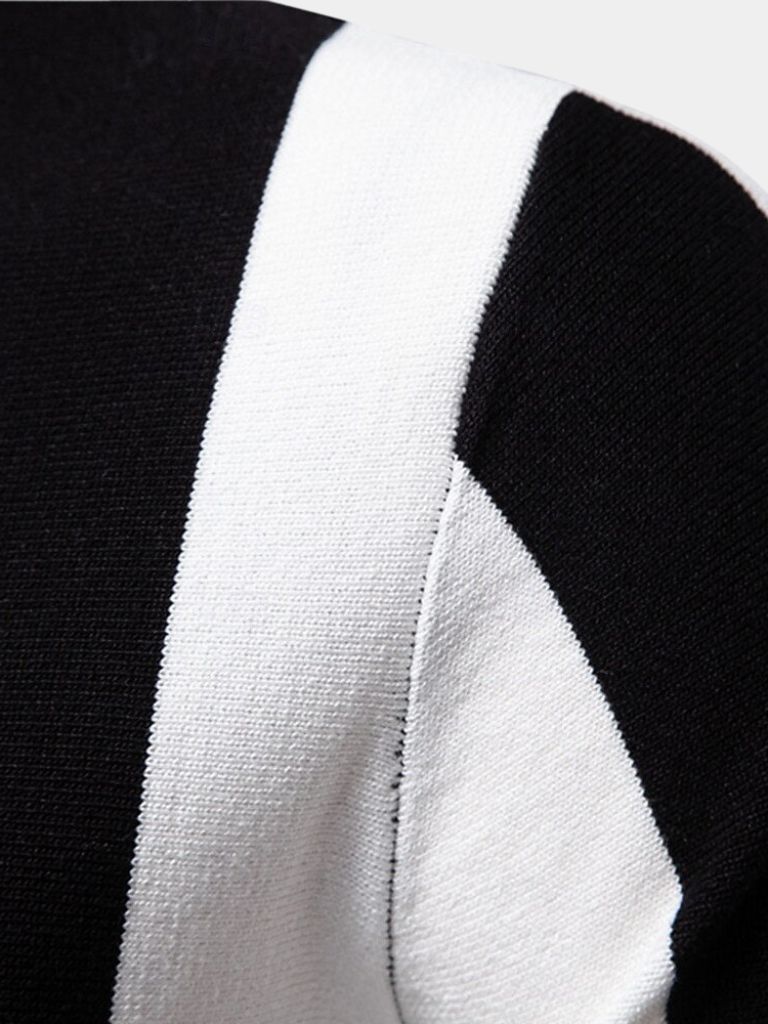 Navy Streifen Polo – Stilvolle Herrenmode für jeden Anlass