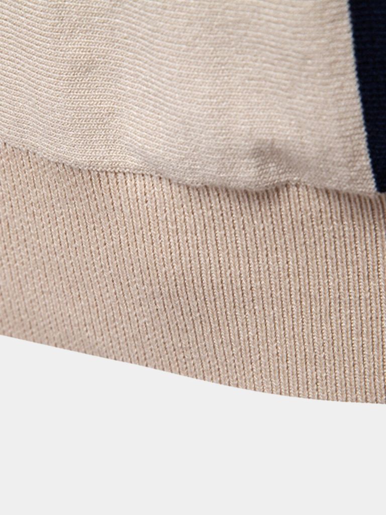 Sundown Stripes Polo – Stilvolle Herenshirt voor Elke Gelegenheid