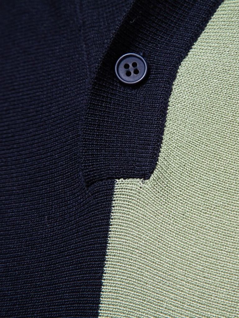 Retro Streifen Polo – Stilvolles Design für jeden Anlass