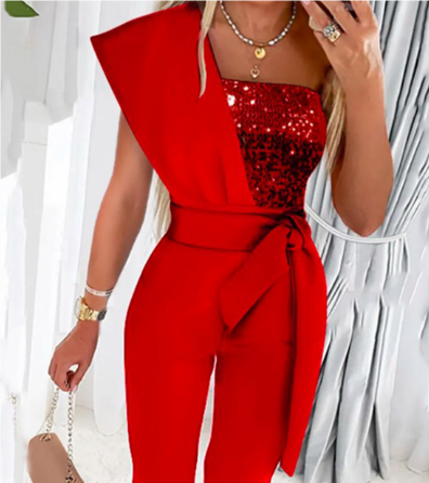 Eleganter Damen Jumpsuit Für Hochzeit – Glamourös & Vielseitig-5