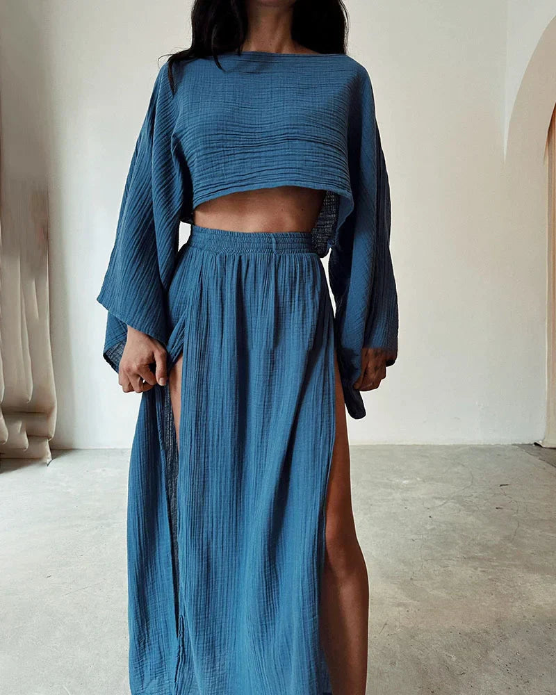 Variant image for Elegantes Zweiteiliges Damen Set Evelym – Stilvoll & Komfortabel-13