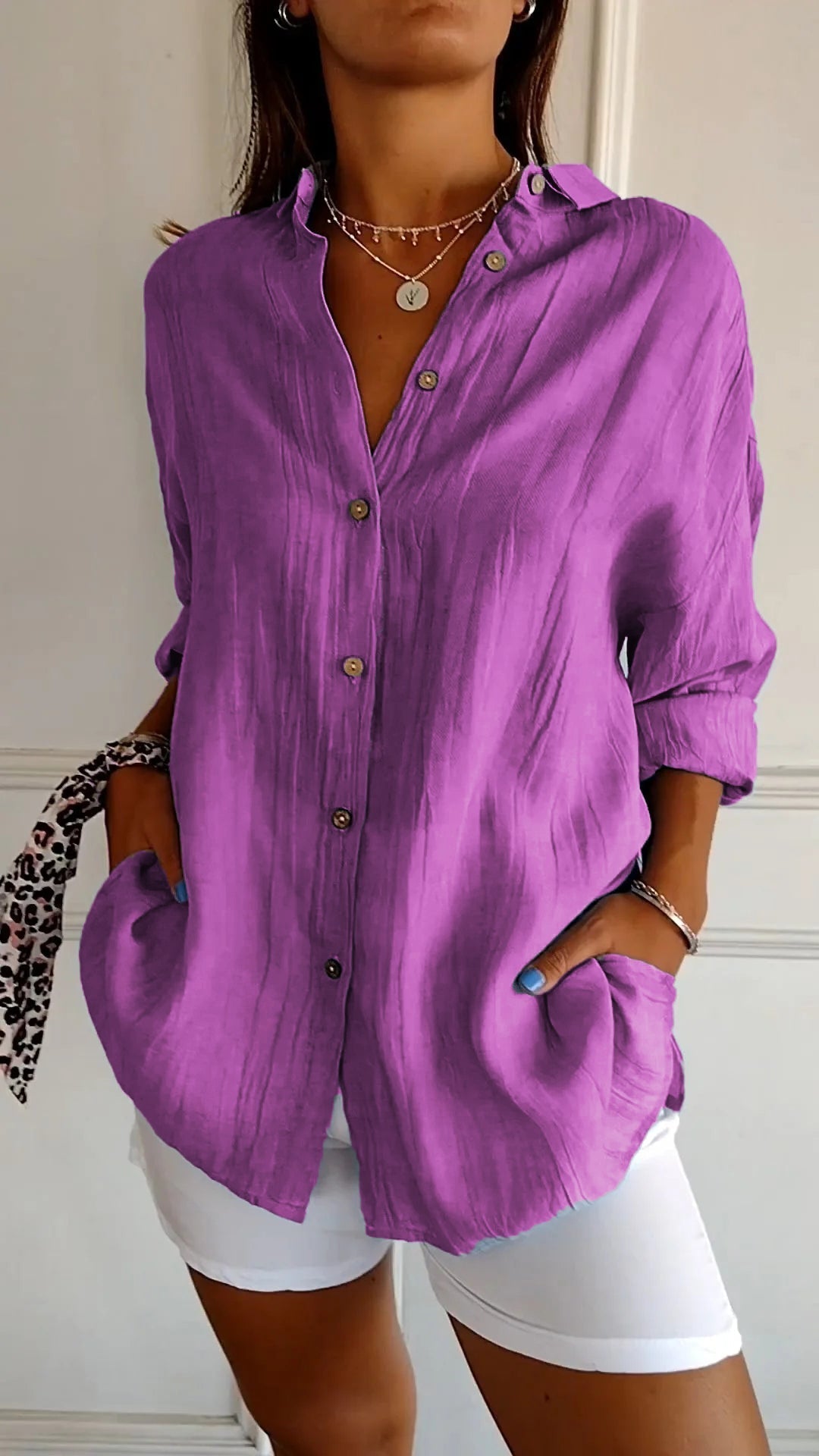 Variant image for Nira Damen Bluse Langarm – Elegantes Sommerdesign für Damen-57