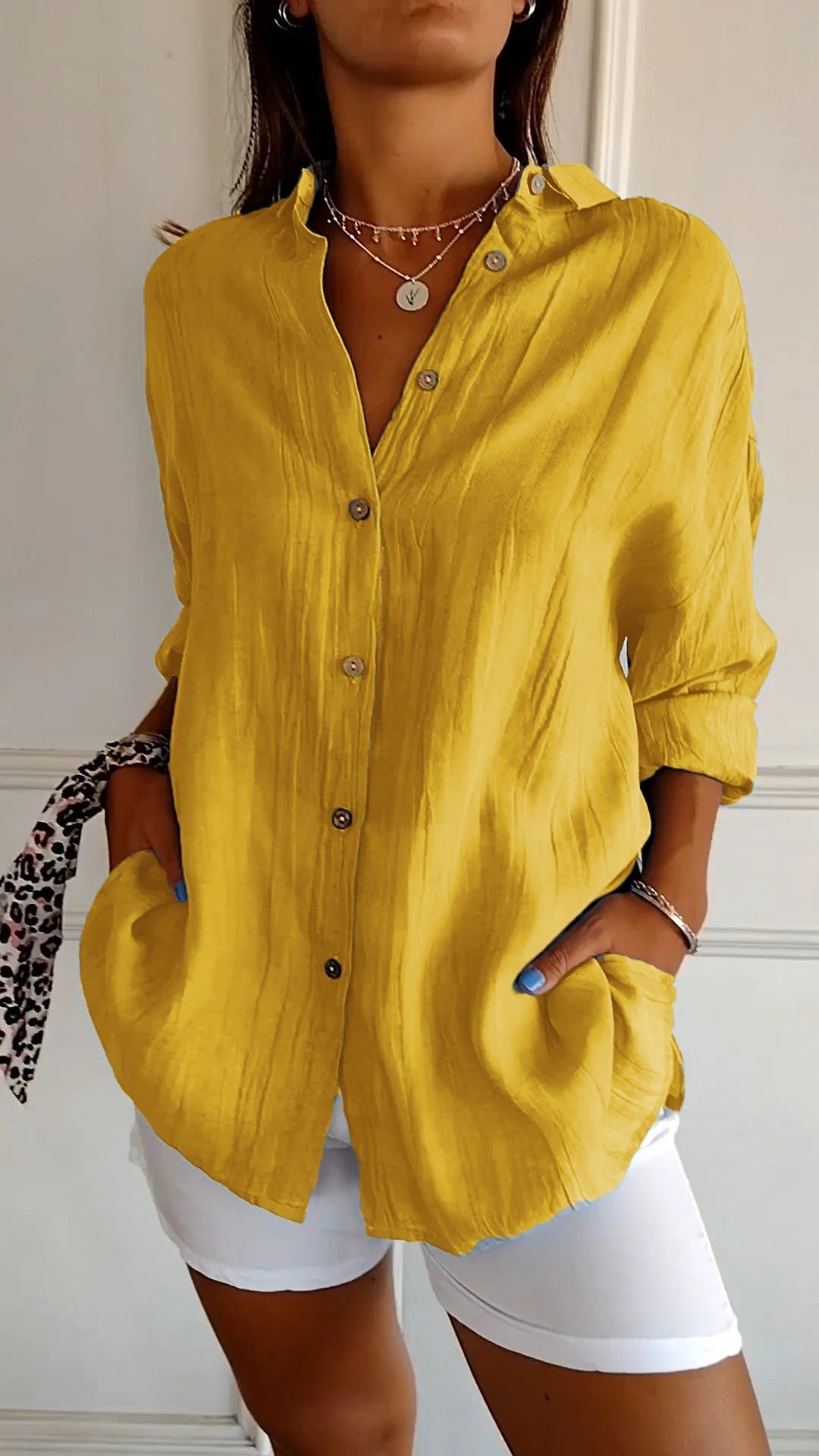 Variant image for Nira Damen Bluse Langarm – Elegantes Sommerdesign für Damen-28