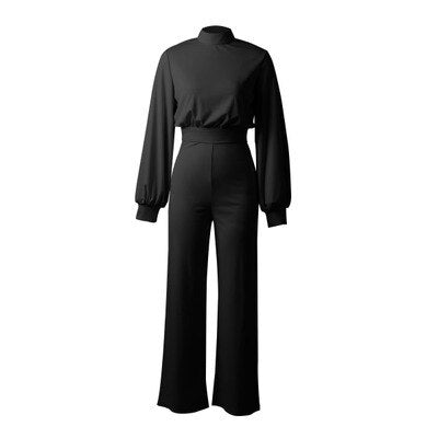 Eleganter Damen Jumpsuit mit Halber Kragen für Hochzeiten-6