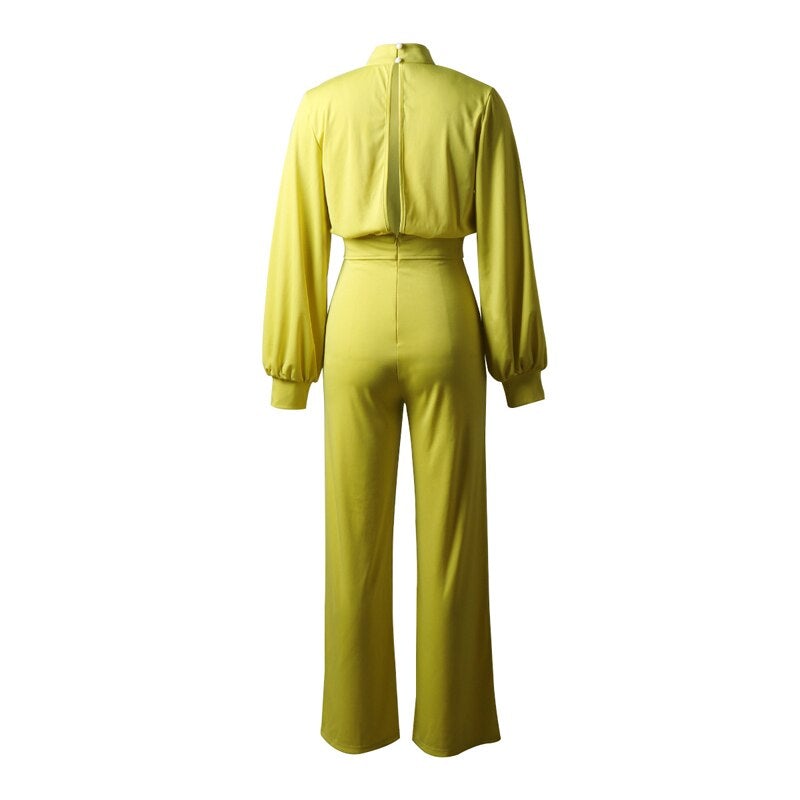 Eleganter Damen Jumpsuit mit Halber Kragen für Hochzeiten-5