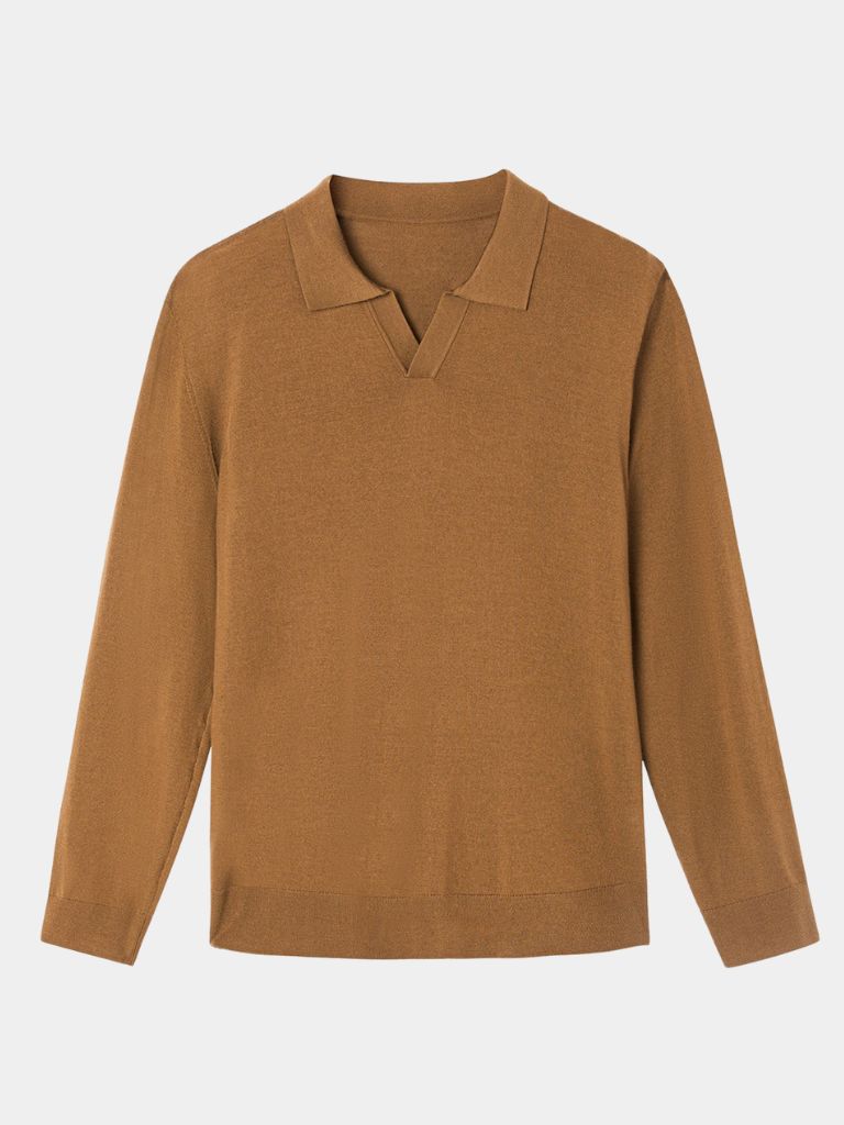 Royal Comfort Langarm-Polo für Herren – Stilvoller Tragekomfort