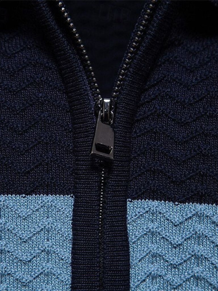 Klassische Passform Kurzarm Polo mit Viertel-Reißverschluss – Business Casual Eleganz