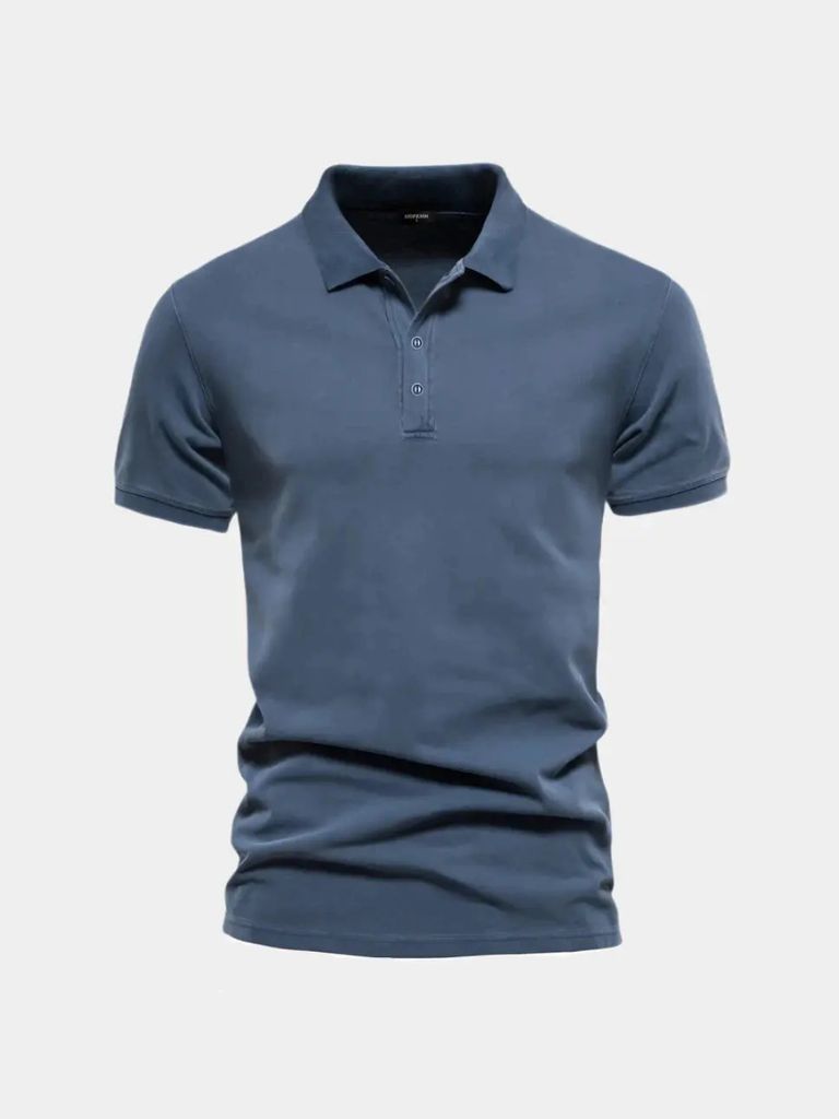 Essentielles Baumwoll-Polohemd für Komfort und Stil