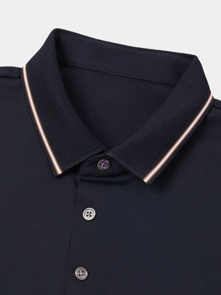 Midnight Trim Polo – Elegante Herren Polo für stilbewusste Träger