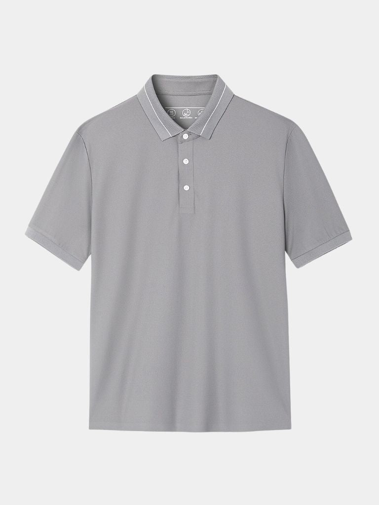 Stahlgraues Polo – Eleganz & Komfort für jeden Anlass