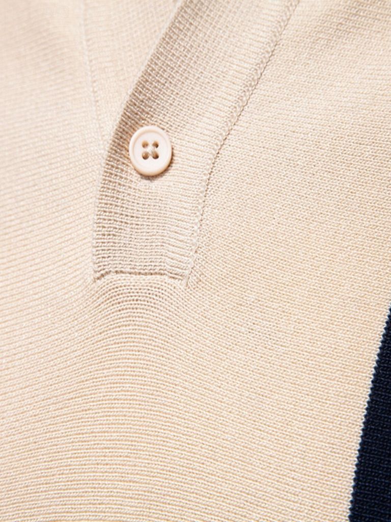 Sundown Stripes Polo – Stilvolle Herenshirt voor Elke Gelegenheid