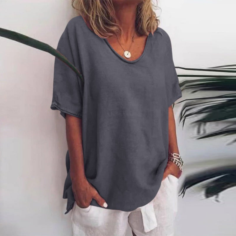 Beatrice Damenbluse - Elegante, Atmungsaktive Bluse für Sommer-1