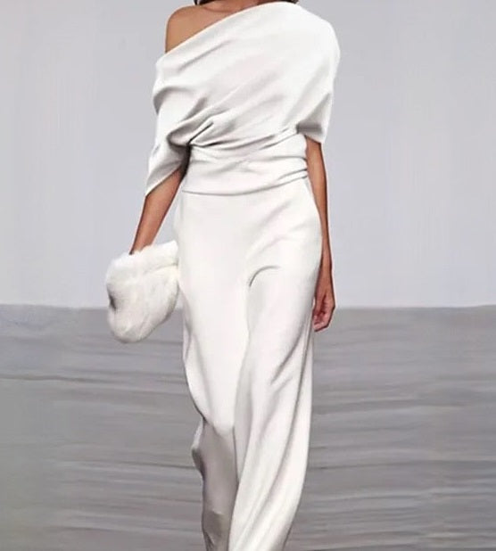 Eleganter Jumpsuit Damen für Hochzeit und Sommeranlässe-2