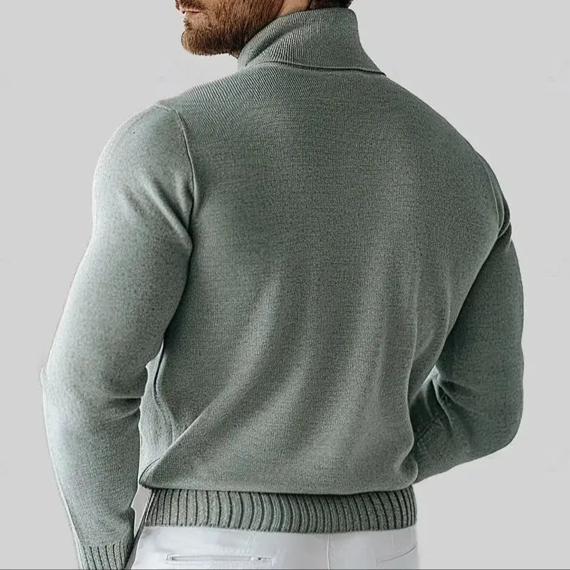 ZVNT Sweater 100% Merinowolle Rollkragenpullover – Luxuriös & Warm