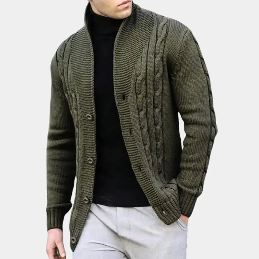 ZVNT Sweater Eleganter Herren Strickcardigan – Stilvoller Komfort für jede Gelegenheit