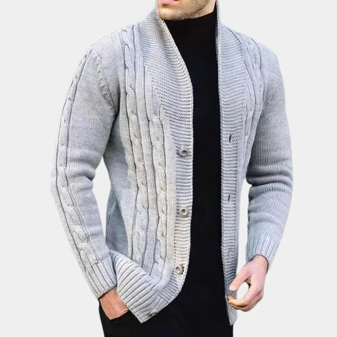 ZVNT Sweater Eleganter Herren Strickcardigan – Stilvoller Komfort für jede Gelegenheit