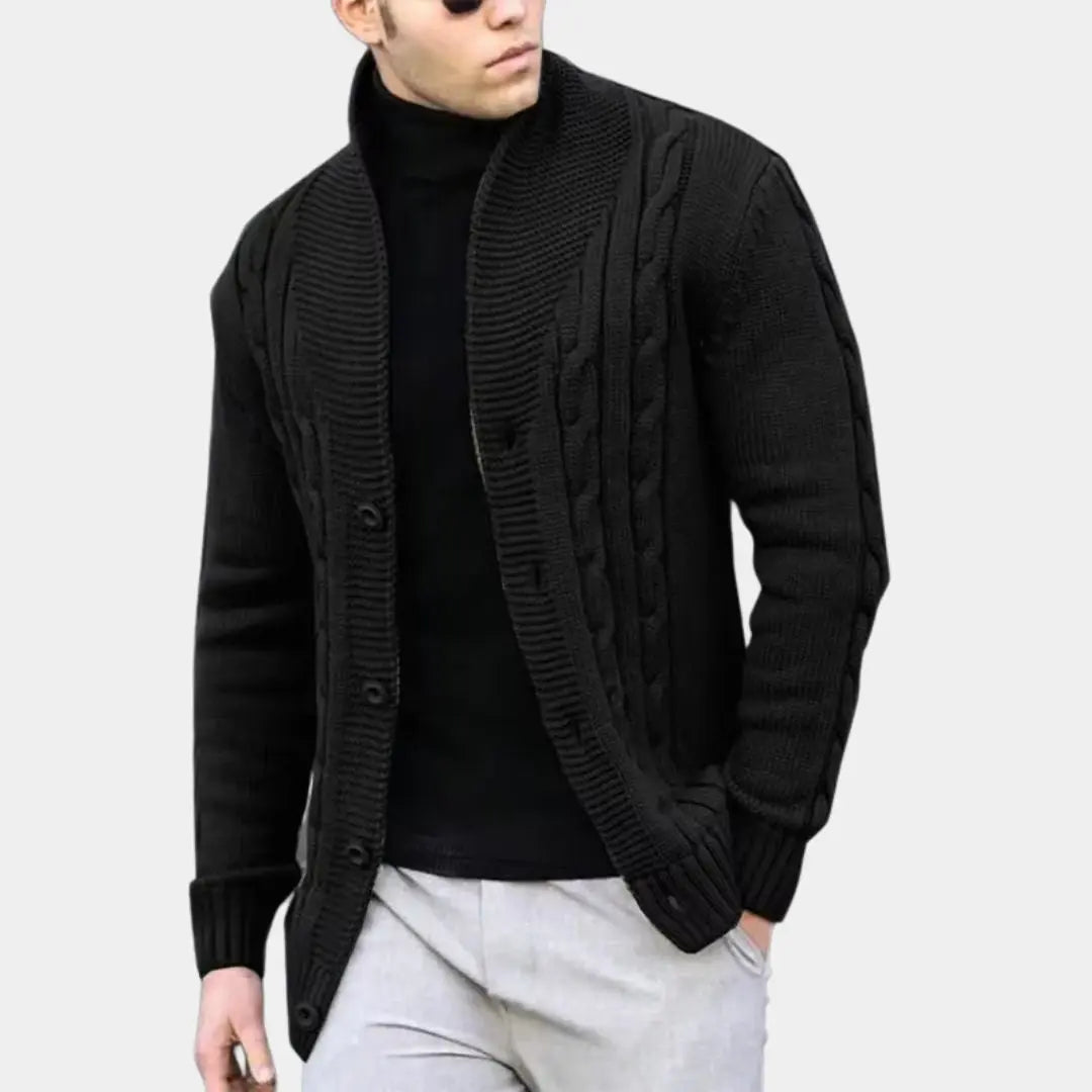 ZVNT Sweater Eleganter Herren Strickcardigan – Stilvoller Komfort für jede Gelegenheit