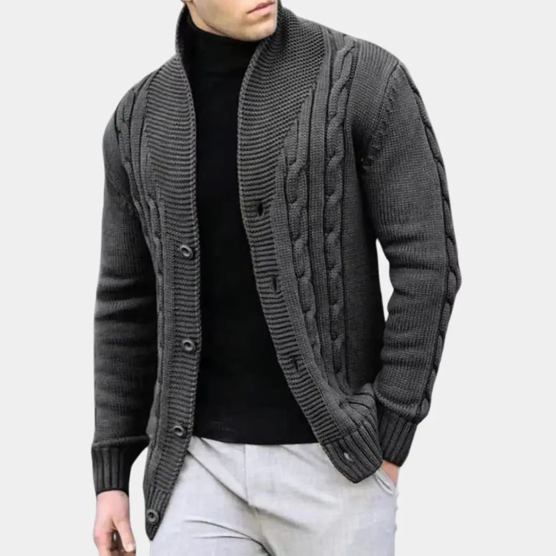 ZVNT Sweater Eleganter Herren Strickcardigan – Stilvoller Komfort für jede Gelegenheit