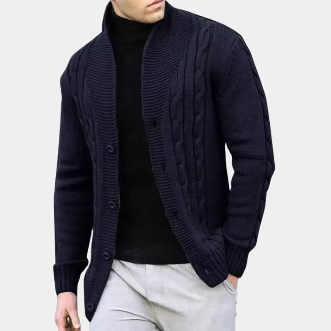 ZVNT Sweater Eleganter Herren Strickcardigan – Stilvoller Komfort für jede Gelegenheit