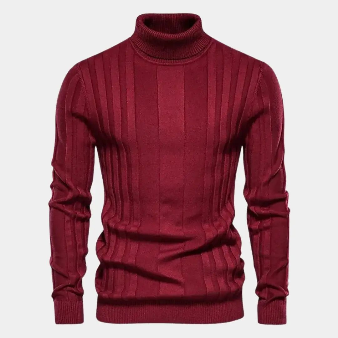 ZVNT Sweater Eleganter Rollkragen Strickpullover für stilbewusste Frauen