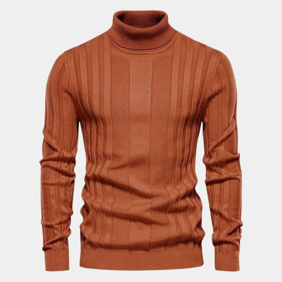 ZVNT Sweater Eleganter Rollkragen Strickpullover für stilbewusste Frauen