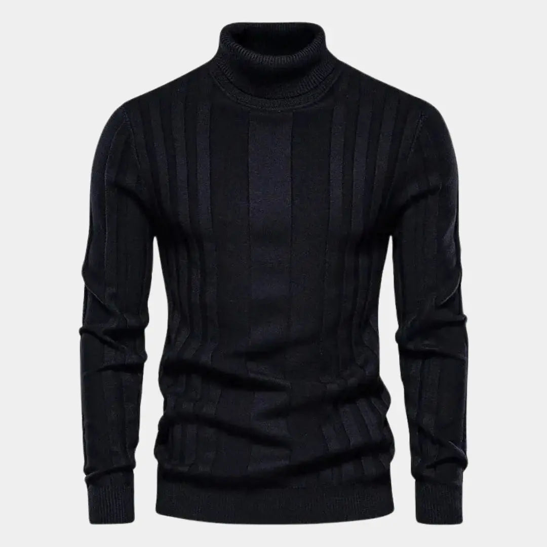 ZVNT Sweater Eleganter Rollkragen Strickpullover für stilbewusste Frauen