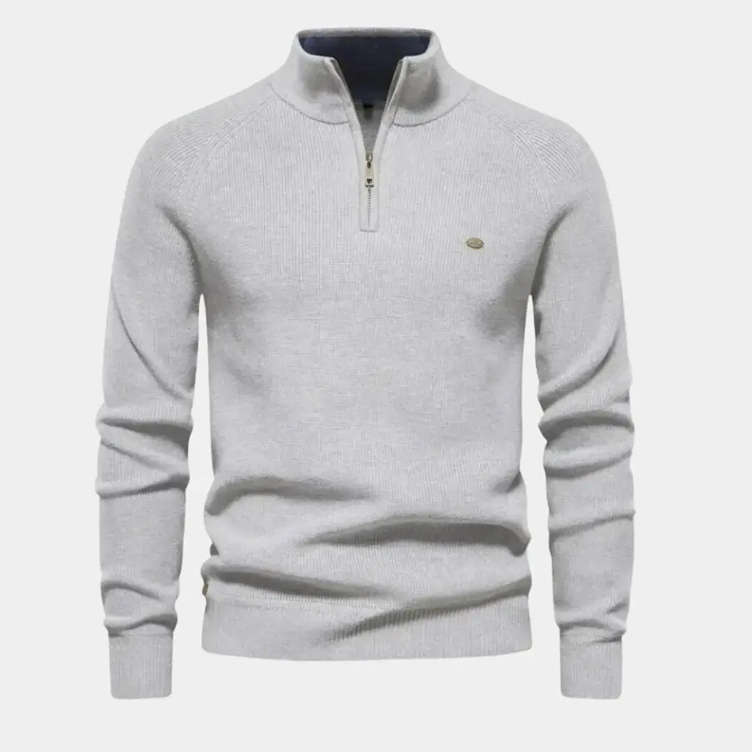 ZVNT Sweater Eleganter Viertelzip-Pullover für stilbewusste Männer – Premium Qualität