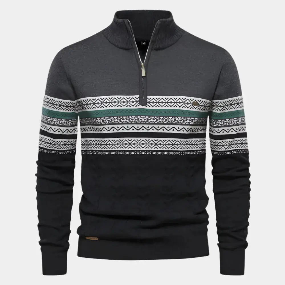 ZVNT Sweater Halbzip Pullover für Herren - Stilvoller Komfort & Vielseitigkeit