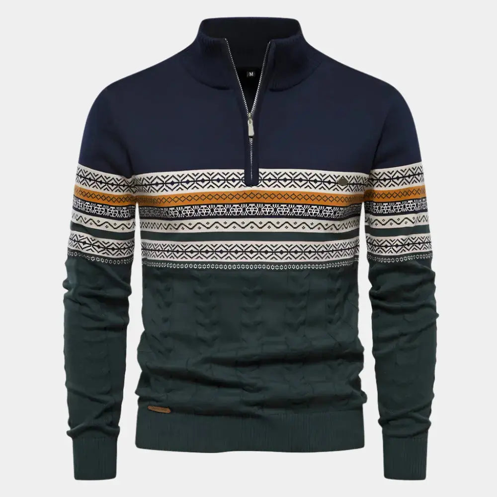 ZVNT Sweater Halbzip Pullover für Herren - Stilvoller Komfort & Vielseitigkeit