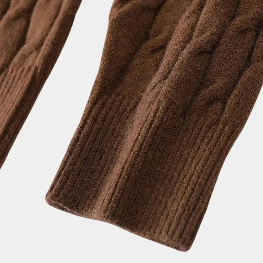 ZVNT Sweater Klassischer Gemütlicher Cardigan – Stilvoller Komfort für jeden Tag