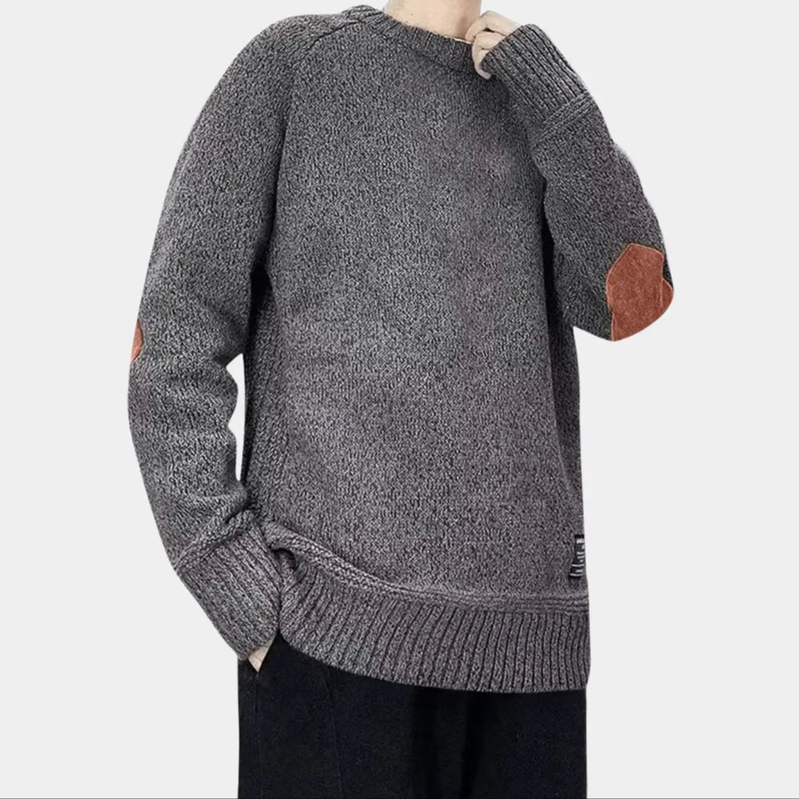 ZVNT Sweater Oxford Patch Pullover - Stilvoller Komfort für jeden Anlass