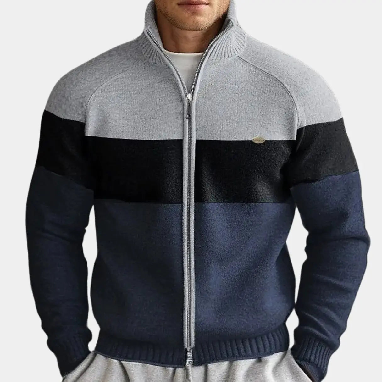 ZVNT Sweater Urban Stride Zip Jacke – Stilvoll und Funktional für Aktive