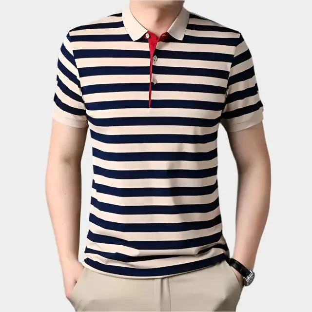 ZVNT polo Sommer Streifen Polo-Shirt – Stilvoller Komfort für jeden Anlass
