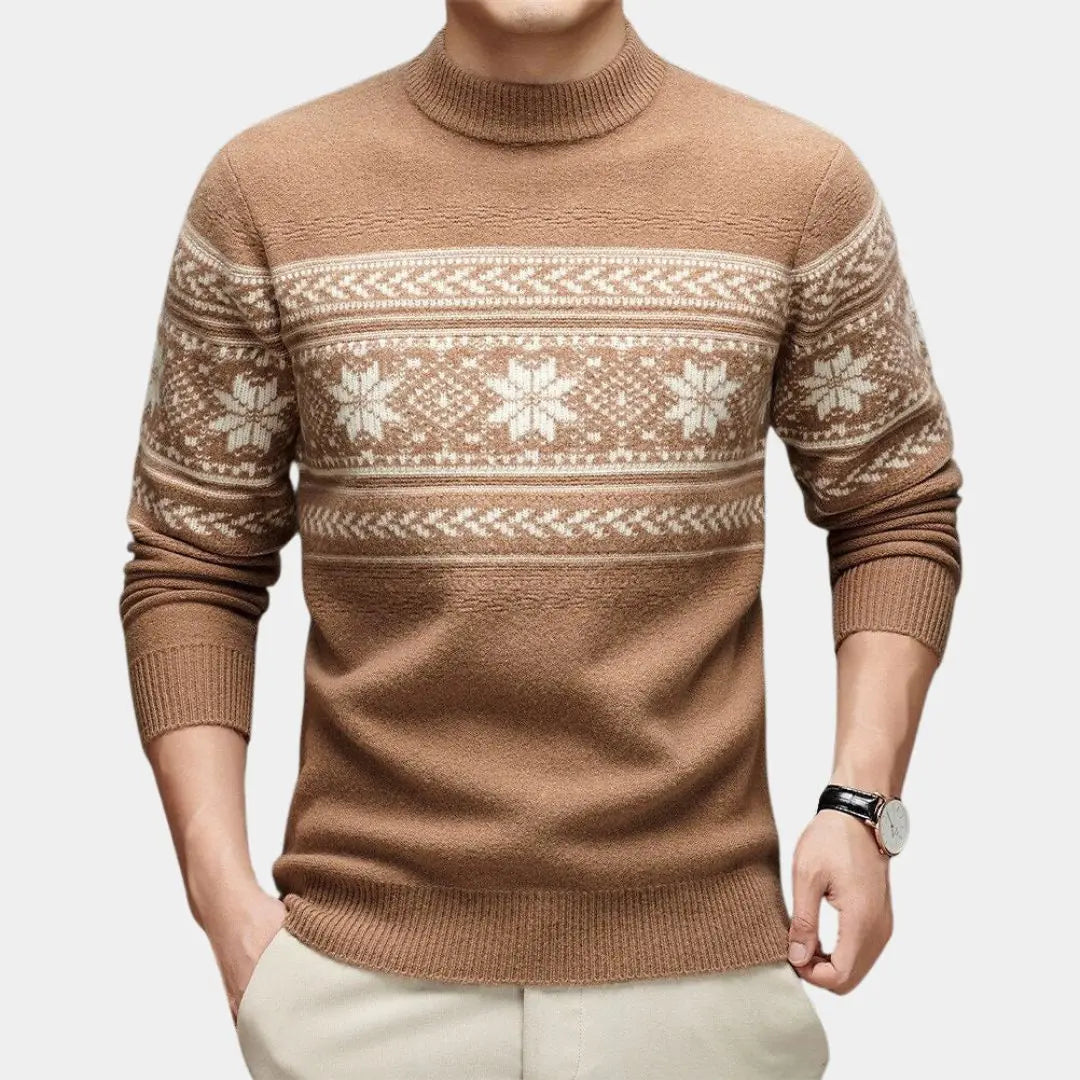 ZVNT sweater 100% Wolle Fair Isle Pullover – Hochwertige, nachhaltige Mode