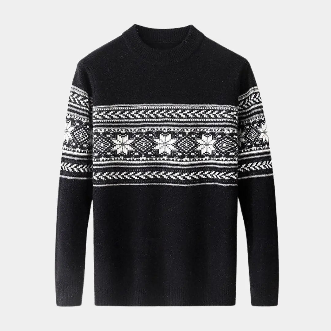 ZVNT sweater 100% Wolle Fair Isle Pullover – Hochwertige, nachhaltige Mode