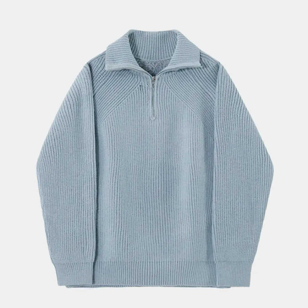 ZVNT sweater Azure Quarter-Zip Pullover für Herren – Stilvoller Komfort & Vielseitigkeit