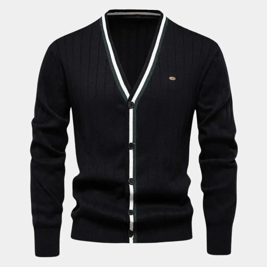 ZVNT sweater Baumwoll-Button-Up-Cardigan: Stilvoller, bequemer Pullover