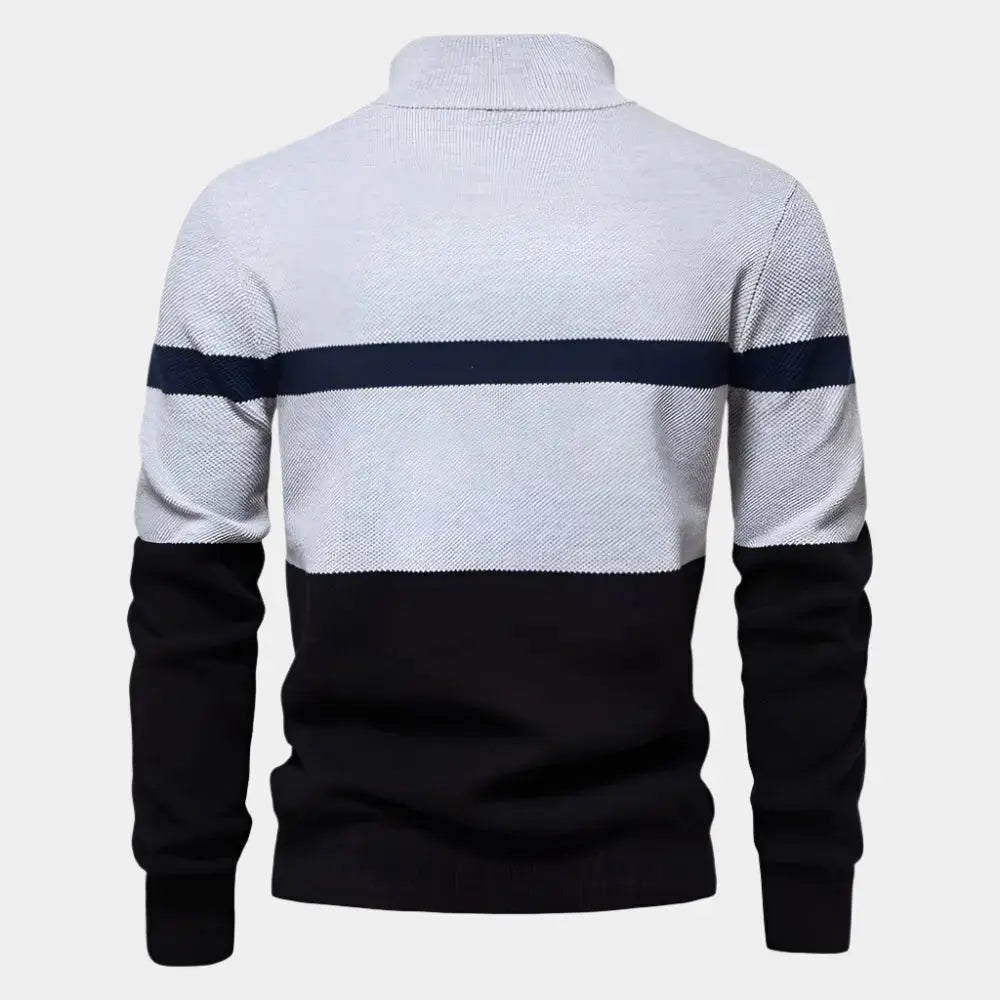 ZVNT sweater Eleganter Quarter-Zip Pullover für Herren – Stilvoller Komfort