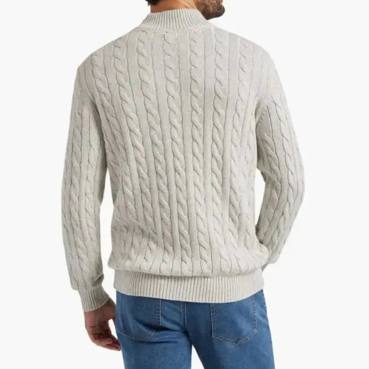 ZVNT sweater Essentieller Halb-Zip-Pullover für ultimativen Komfort und Stil