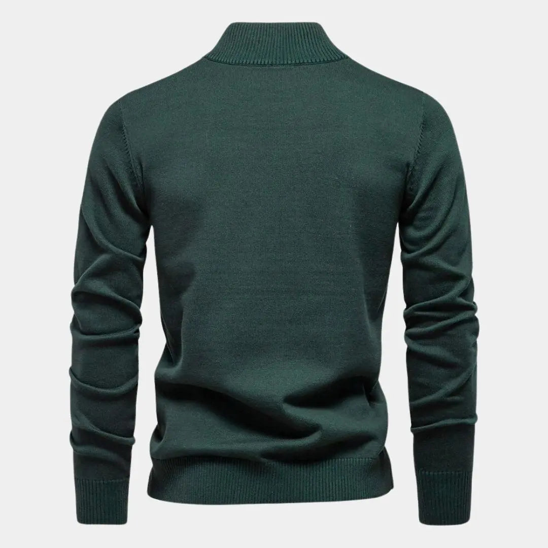 ZVNT sweater Essentieller Quarter-Zip Pullover für Stil und Komfort