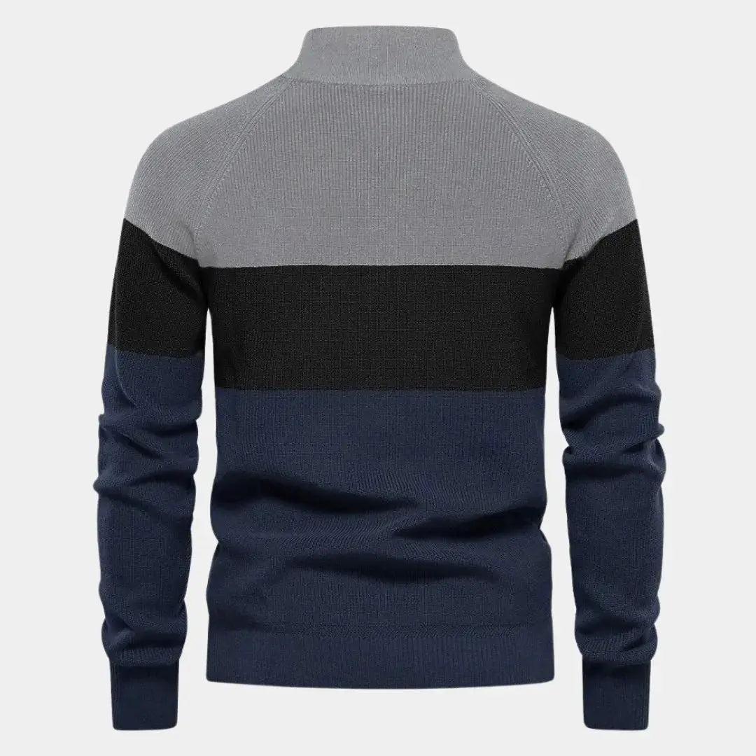 ZVNT sweater Essentieller Strick-Reißverschluss-Pullover für stilvolle Eleganz