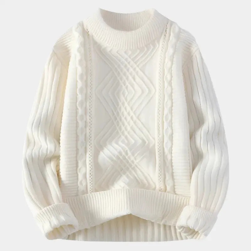 ZVNT sweater Minimalistischer Texturierter Pullover – Stilvoller Komfort für Jeden Tag