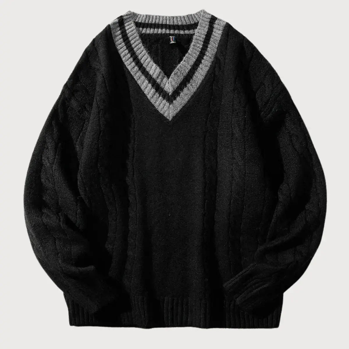 ZVNT sweater Minimalistischer V-Ausschnitt Pullover für zeitlosen Stil